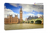 Anglia Londyn Tamiza zegar 70x50cm